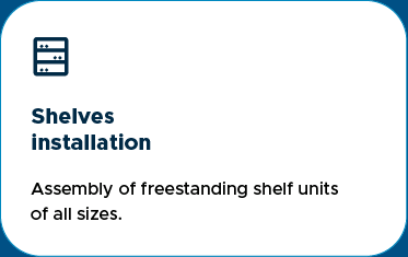 shelves installation handyman singapore