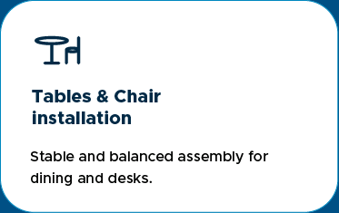 table assembly chair assembly