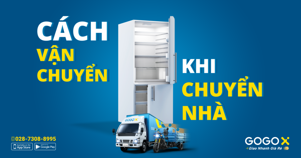 Thuê xe vận chuyển tủ lạnh gogox
