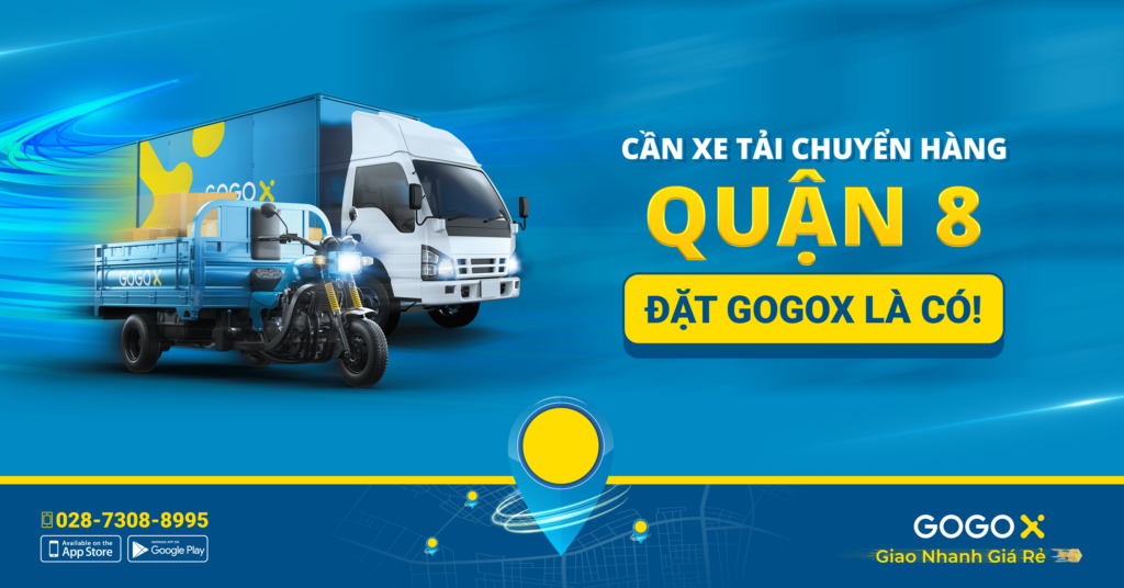 Xe tải chở hàng quận 8