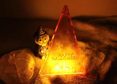 02.【レーザーカッター×電子工作】手持ちハロウィンランタンを作ろう