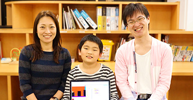 <体験授業された方の声>小学3年生 K.Kくん「ゲーム&アプリプログラミングコース」