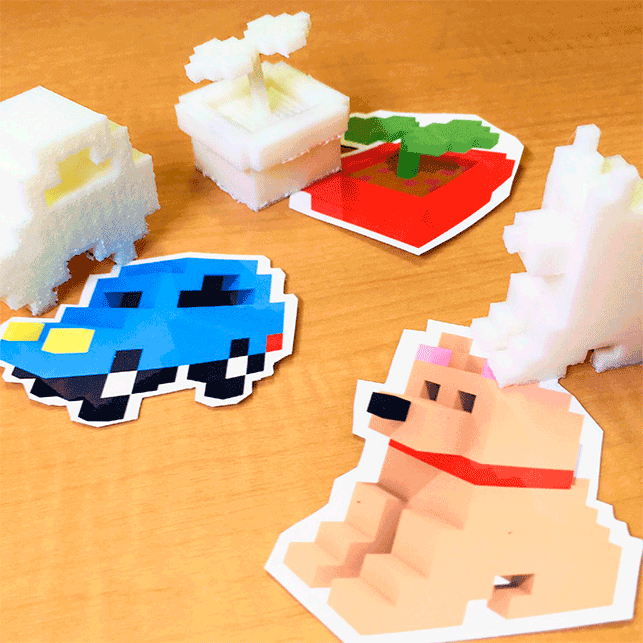 05.3Dドット絵フィギュアをつくろう