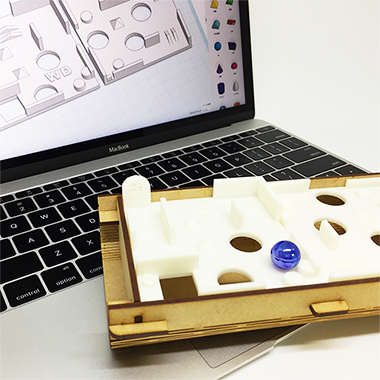 3Dプリンタでビー玉迷路をつくろう!