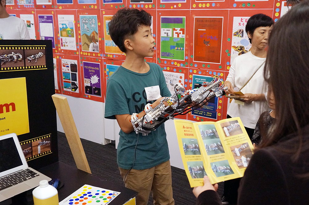 子どもクリエイターによるブース出展