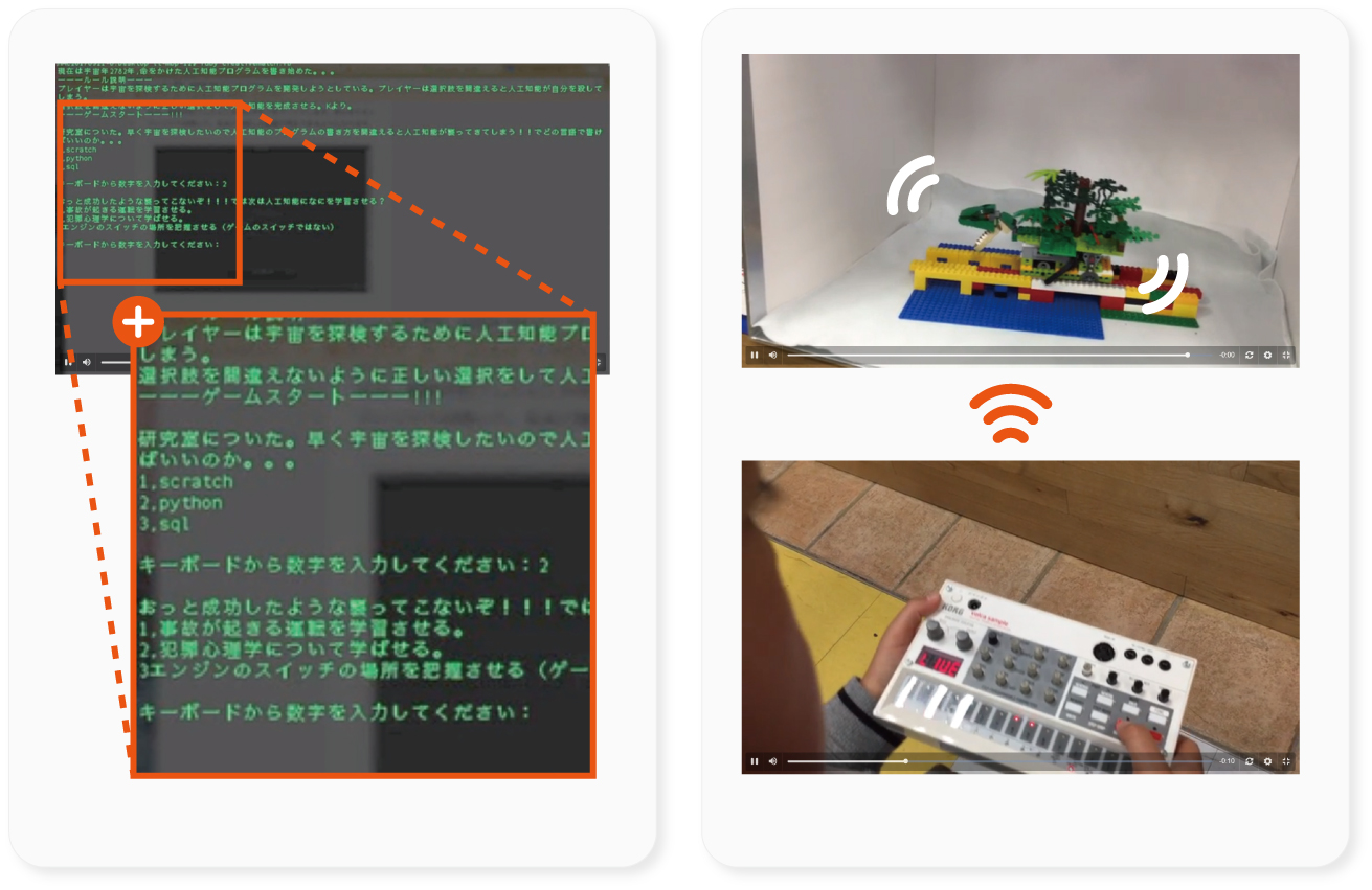 ナイスアイデア賞:「東京ジャングルモノレール」and 「宇宙探索AI開発ゲーム」