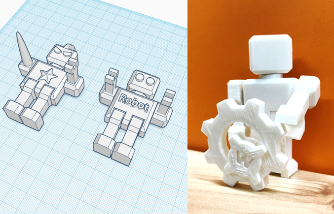 【通塾生以外もOK】3Dプリンターでオリジナルロボットをつくろう!