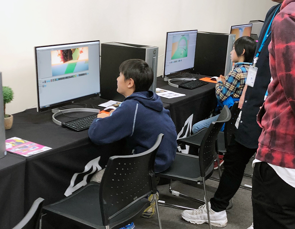 ゲーム開発体験コーナー