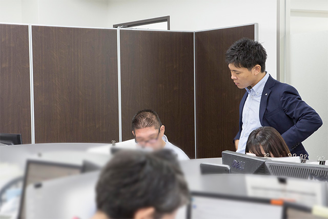 本社で初めての障害者雇用