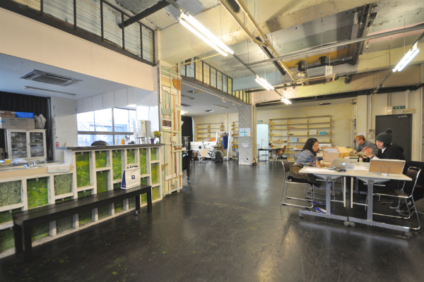 コワーキングスペースのフロア