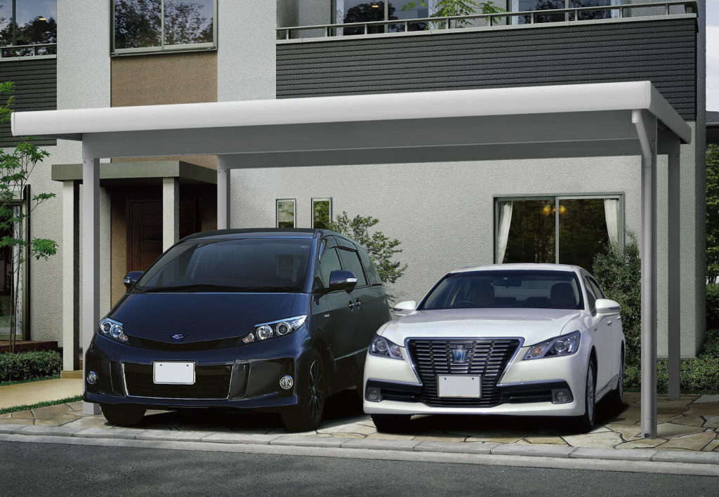 21年度版 カーポートの値段相場 材質や台数別に解説します ソーラーカーポートならトモシエ