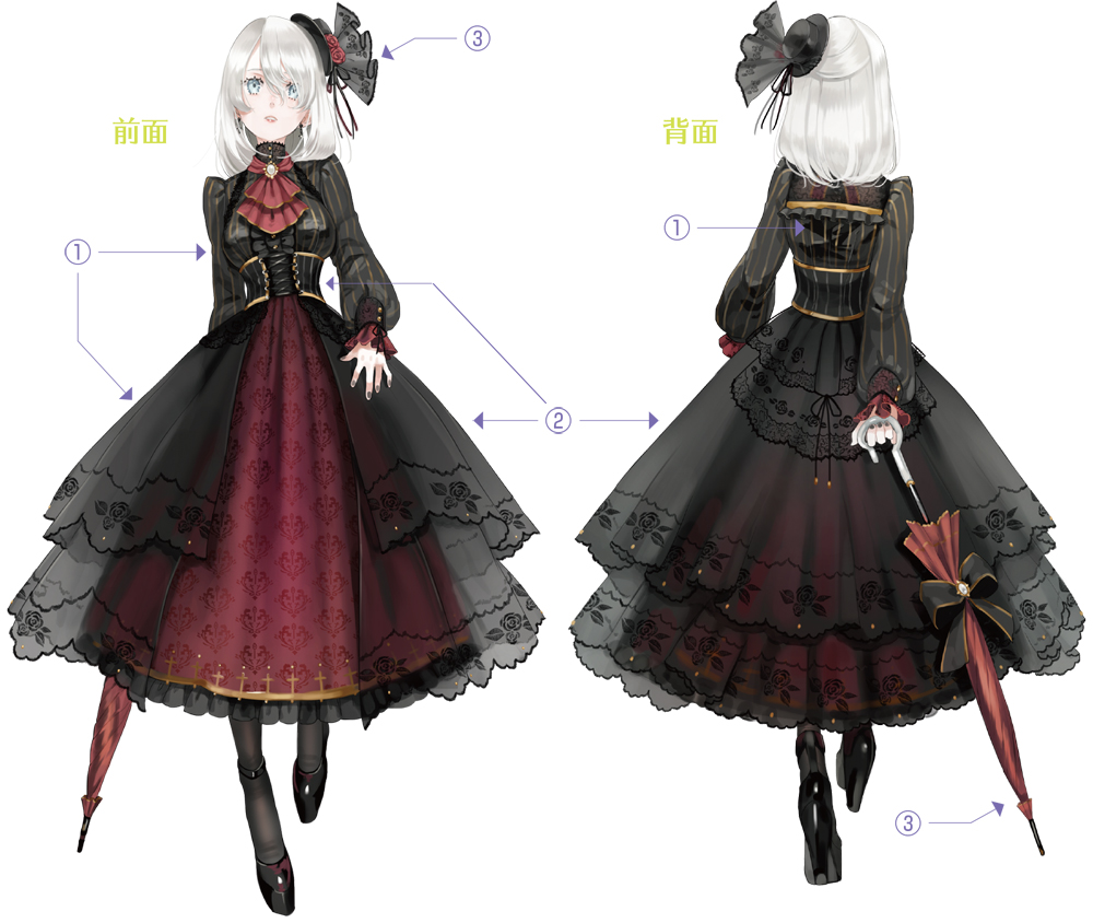 女の子コーデ☆ロリータ&ゴシックファッションの描き方を学ぼう