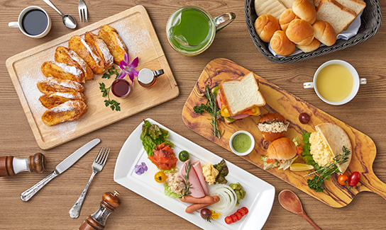 朝食バイキング｜お食事 ｜ ホテルグリーンプラザ白馬