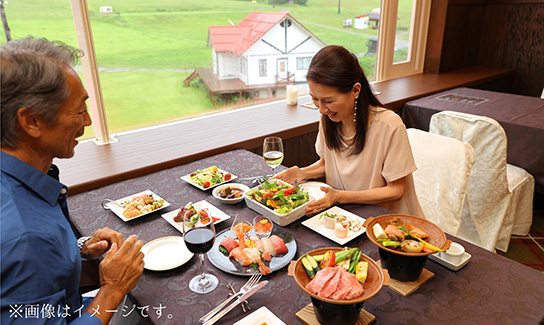 夕食／旬彩信州ビュッフェ・特別別注料理｜お食事 ｜ ホテルグリーン