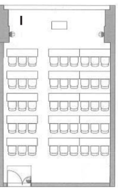 ハロー貸会議室新橋 会議室I レイアウト