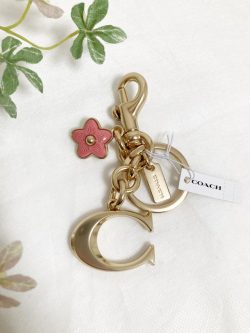 買取実績【COACHコーチ キーリング シグネチャー バッグ チャーム 