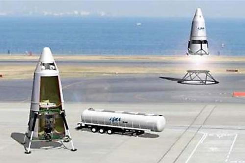 Image of reuse rocket (provided by JAXA)