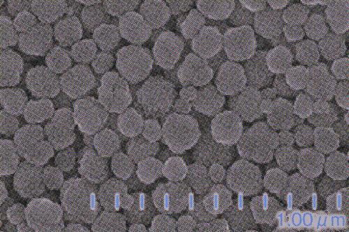 Spherical barium titanate particles