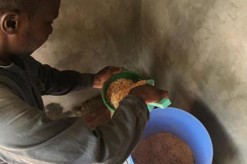 Green toilet system provided by LIXIL for refugee residence