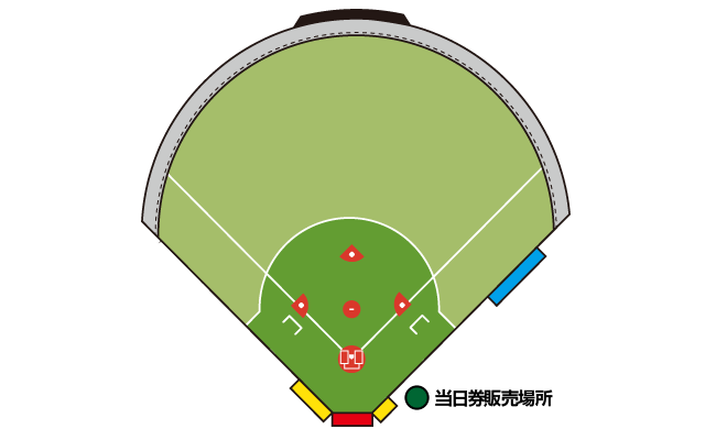 戸田球場 座席図