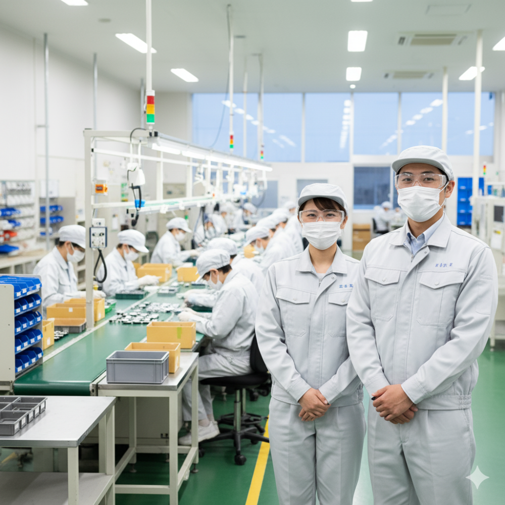 製造ライン作業 - 製造業サンプル店舗8