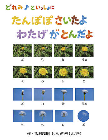 たんぽぽさいたよ わたげがとんだよ