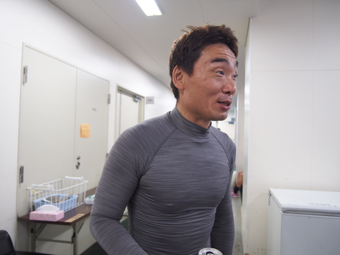 戦い終わって写真