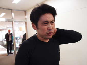 戦い終わって写真