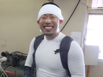 戦い終わって写真