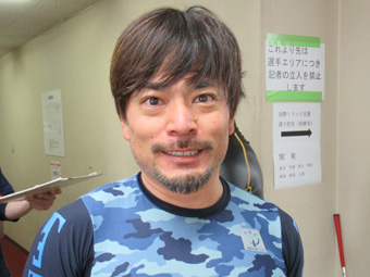 戦い終わって写真