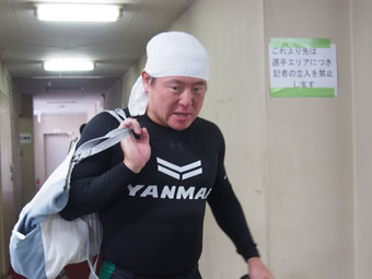 戦い終わって写真