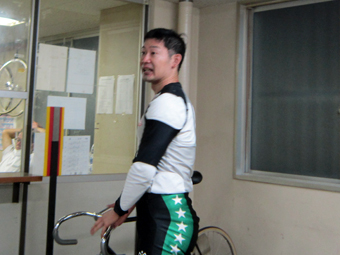 戦い終わって写真