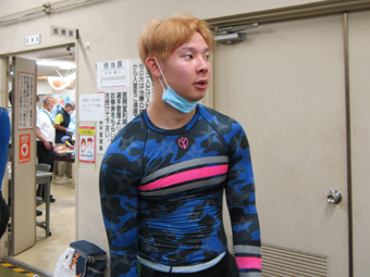 戦い終わって写真