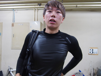 戦い終わって写真