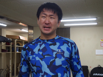 戦い終わって写真