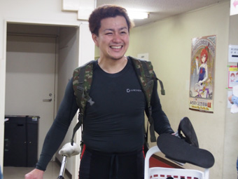 戦い終わって写真
