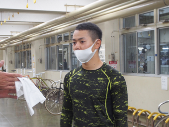戦い終わって写真