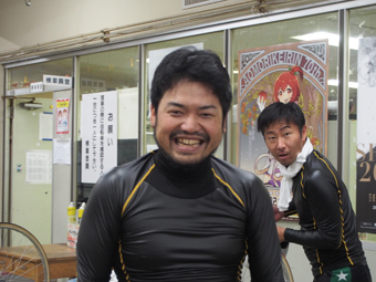 戦い終わって写真