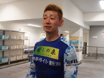 戦い終わって写真