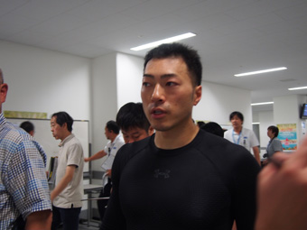 戦い終わって写真