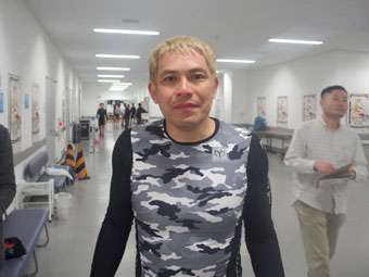戦い終わって写真