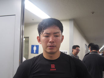 戦い終わって写真