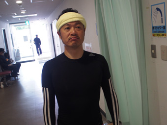 戦い終わって写真