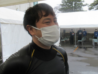 戦い終わって写真