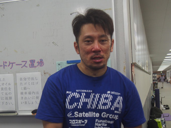 戦い終わって写真