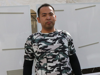 戦い終わって写真
