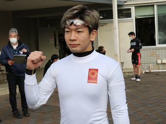 戦い終わって写真