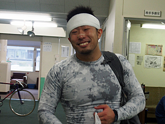 戦い終わって写真