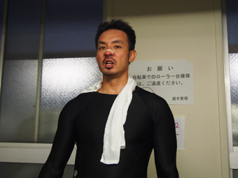 戦い終わって写真