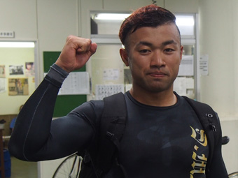 戦い終わって写真